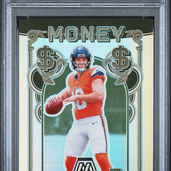 🛑SOLD🛑2024 Mosaic Bo Nix Money PSA 8 Denver Broncos - Picture 1 of 2